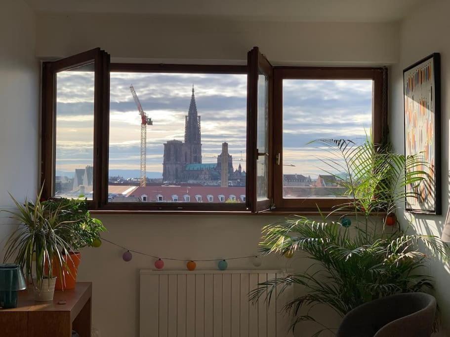 Apartamento Panorama Cathedrale - Appt Lumineux Avec Parking Prive Estrasburgo Exterior foto